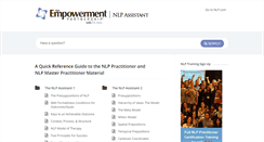 Desktop Screenshot of nlpinfo.com